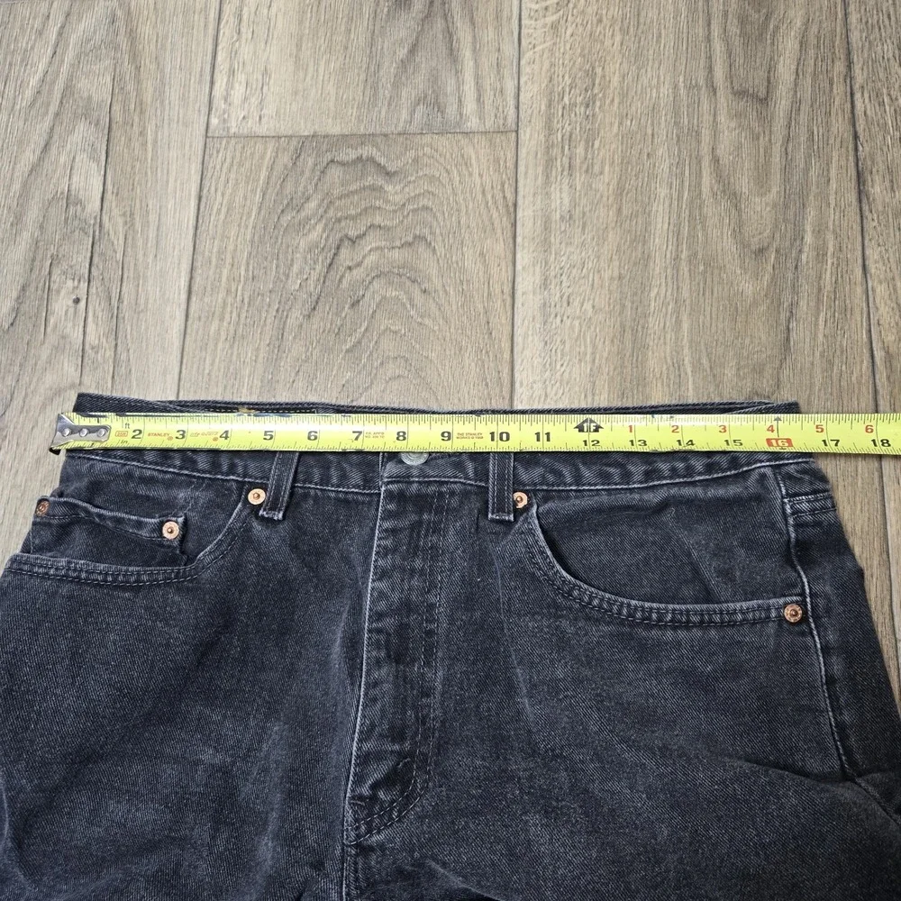 Vtg Levis 550 Jeans Black Relaxed Fit Tapered Leg‎ Y2K 2002 Mens 33/34x34